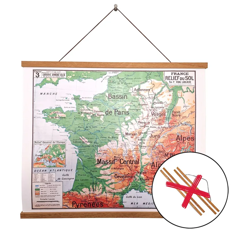 Affiche Vidal-Lablache 60 × 50 cm, photo 4