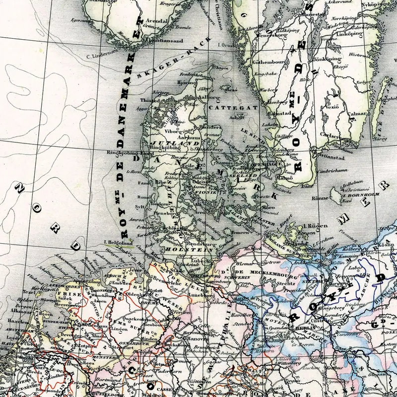 Détail : L’Empire français en 1812