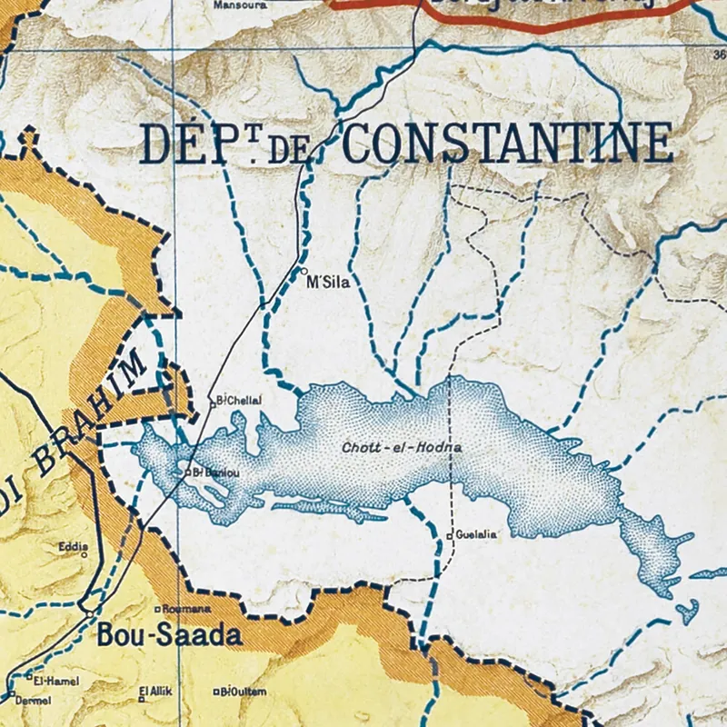 Détail de la carte Vidal-Lablache n° 42 bis, Département d’Alger (2)