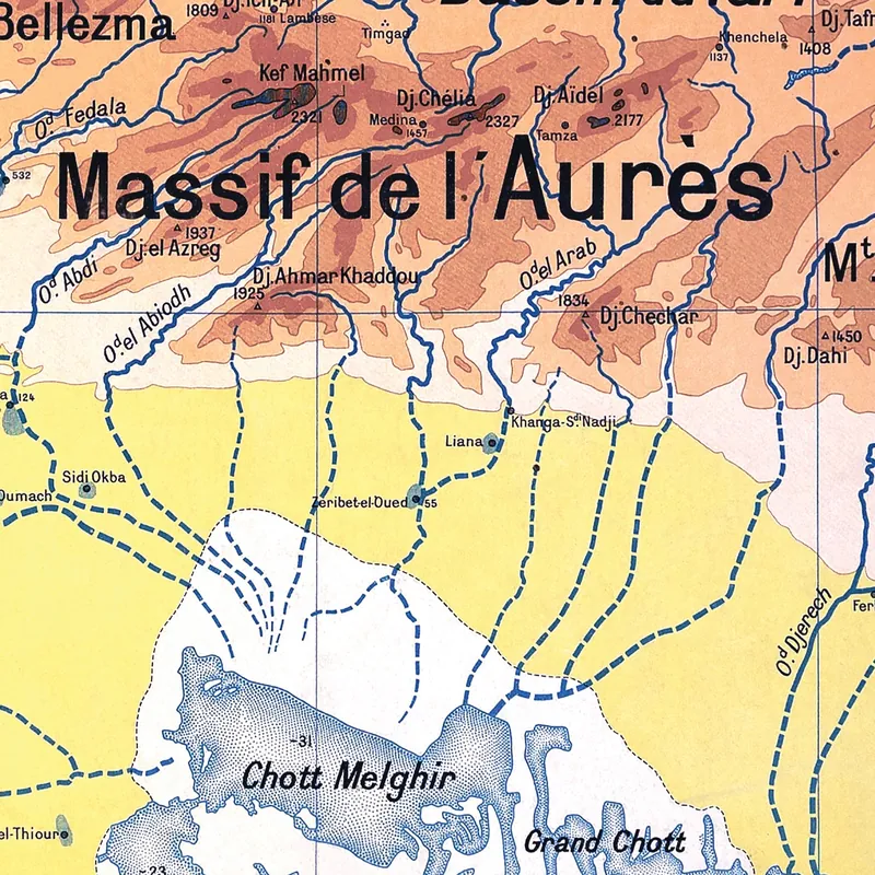 Détail de la carte Vidal-Lablache n° 43, Département de Constantine (2)