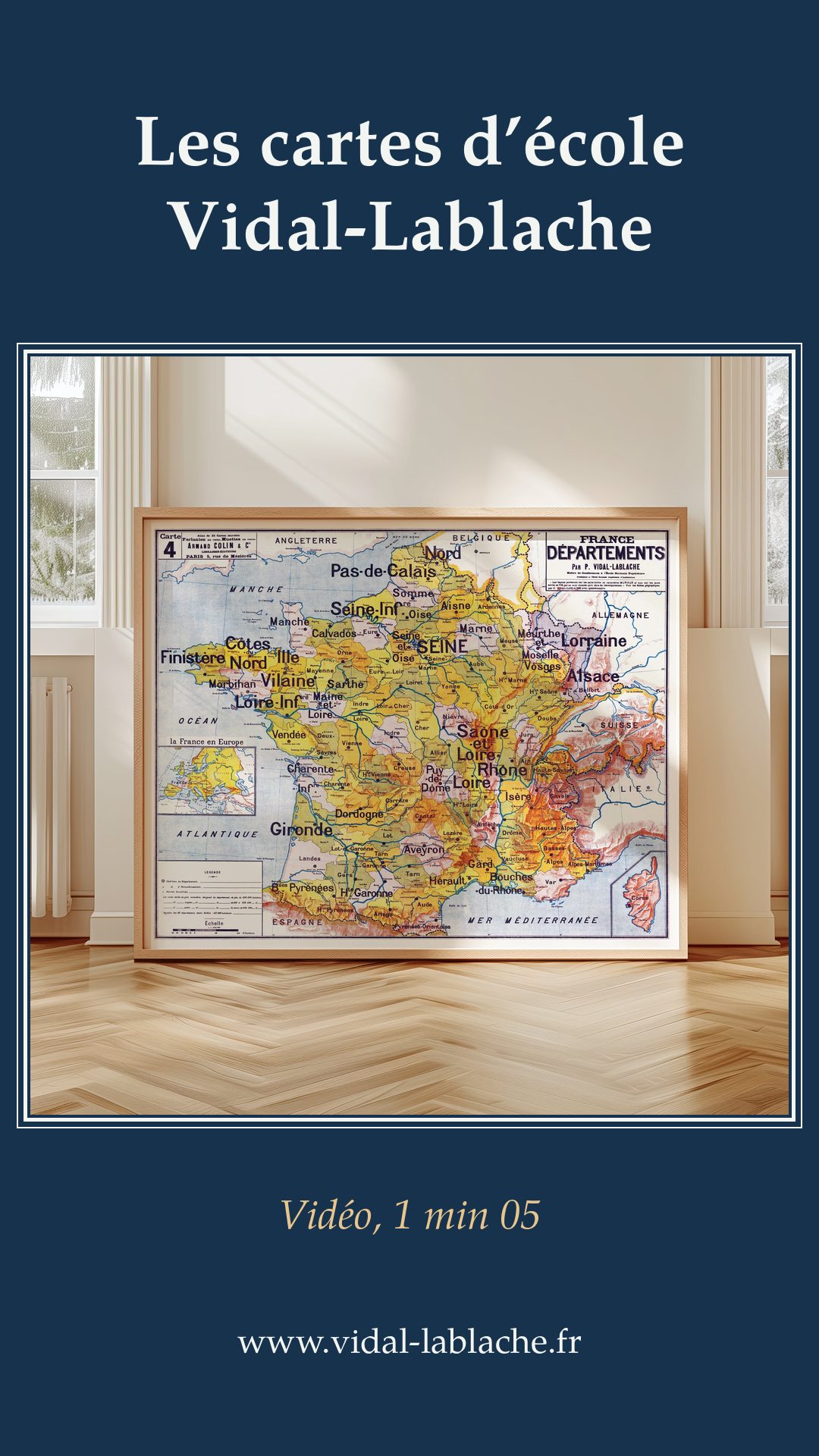 Les cartes d’école Vidal-Lablache reproduites au format d’origine